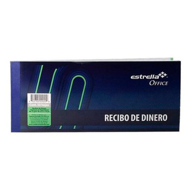 Block Recibo De Dinero 50h Estrella 0020 Papeleriastar 9442